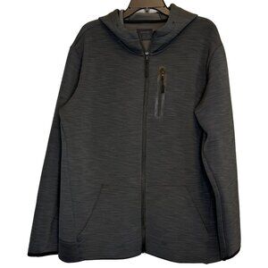 Nomad Mens Full Zip Hooded Gray Jacket - Size Large